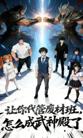 短剧《让你代管废材班，怎么成武神殿了》海报
