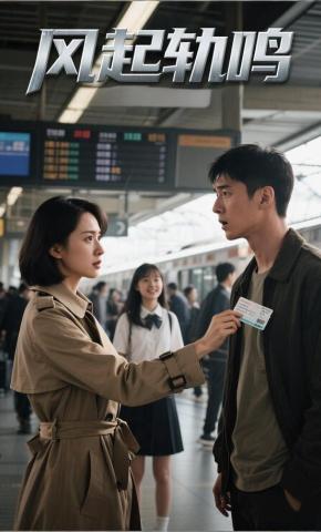 短剧《风起轨鸣》海报