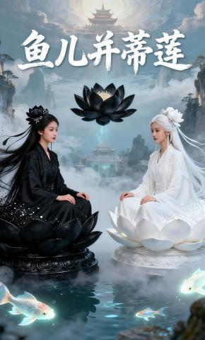 短剧《鱼儿并蒂莲》海报