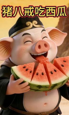 短剧《猪八戒吃西瓜》海报