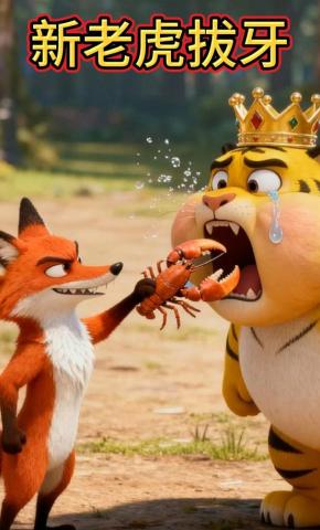 短剧《新老虎拔牙》海报