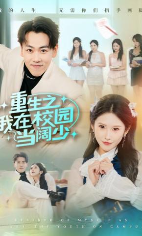短剧《重生之我在校园当阔少》海报