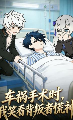 短剧《车祸手术时，我笑看背叛者慌神》海报