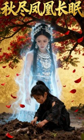 短剧《秋尽凤凰长眠》海报