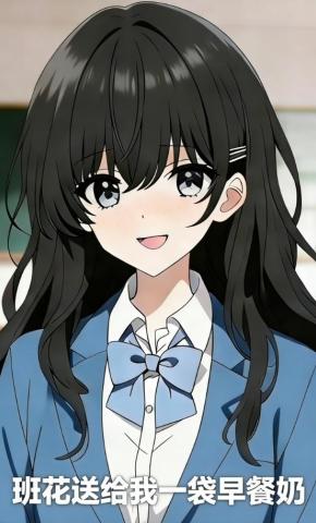 短剧《班花送给我一袋早餐奶》海报