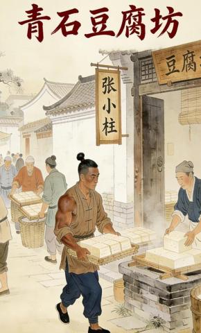 短剧《青石豆腐坊》海报