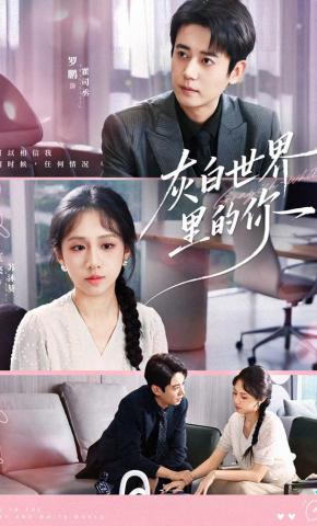 短剧灰白世界里的你海报