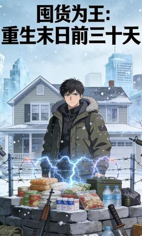短剧《囤货为王：重生末日前三十天》海报
