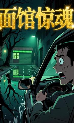 短剧《面馆惊魂》海报