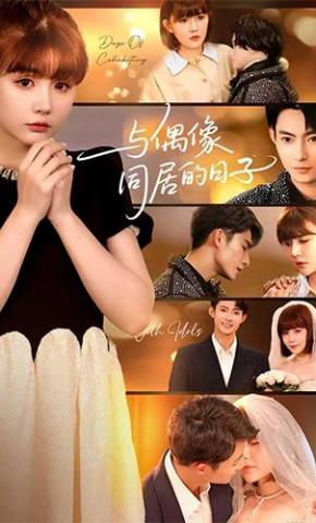 短剧《与偶像同居的日子》海报