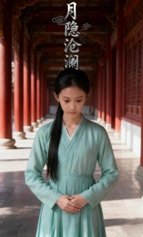 短剧《月隐沧澜》海报