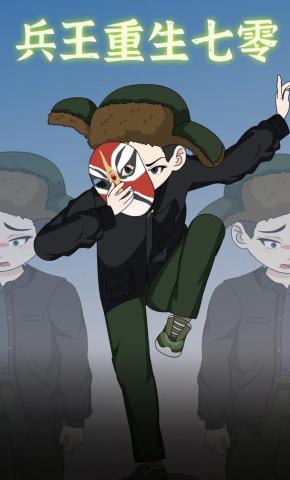 短剧《兵王重生七零》海报