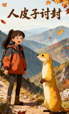 短剧《人皮子讨封》海报