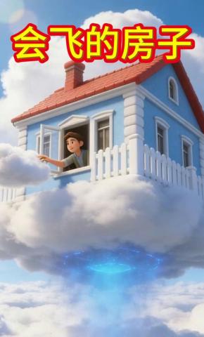短剧《会飞的房子》海报