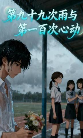 短剧《第九十九次雨与第一百次心动》海报