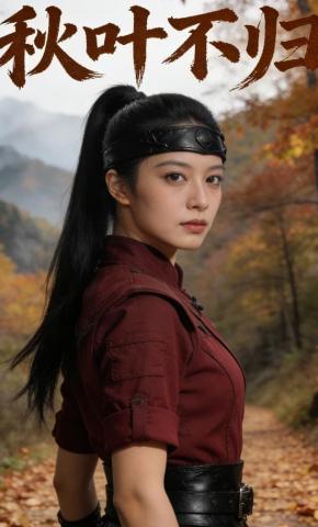 短剧《秋叶不归》海报