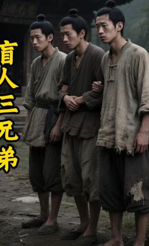 短剧《盲人三兄弟》海报