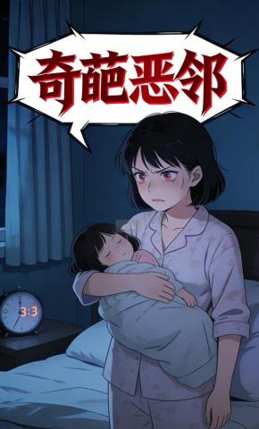 短剧《奇葩恶邻》海报
