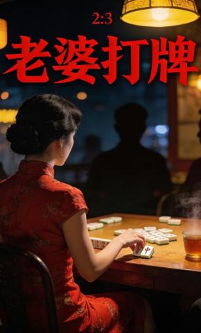 短剧《老婆打牌》海报