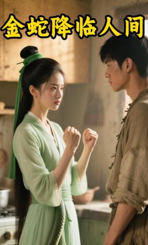 短剧《金蛇降临人间》海报