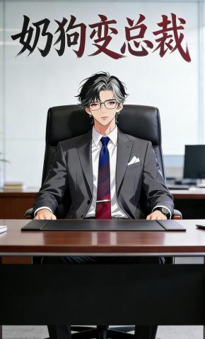 短剧《奶狗变总裁》海报