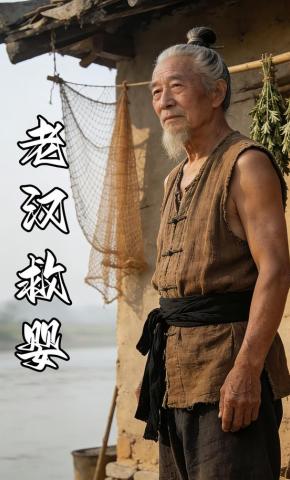 短剧《老汉救婴》海报