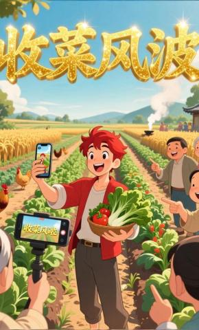 短剧《收菜风波》海报