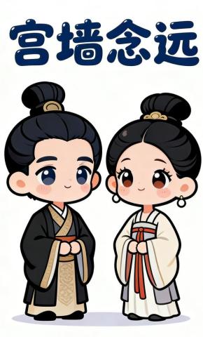 短剧《宫墙念远》海报