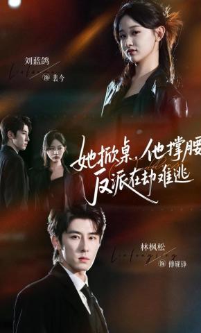 短剧《她掀桌，他撑腰，反派在劫难逃》海报