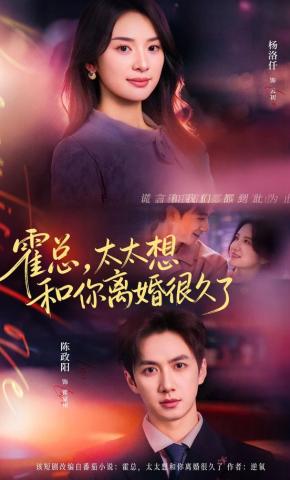 短剧《霍总，太太想和你离婚很久了》海报