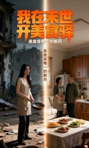 短剧《我在末世开美食驿》海报