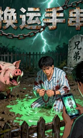 短剧《换运手串》海报