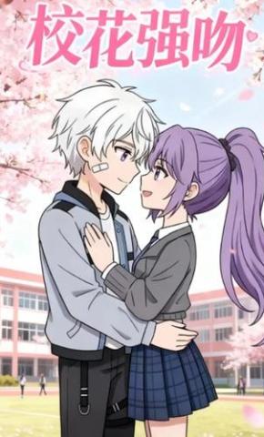 短剧《校花强吻》海报