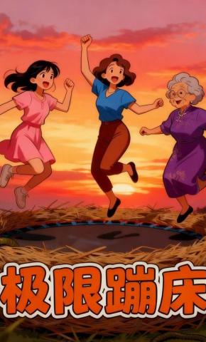 短剧《极限蹦床》海报