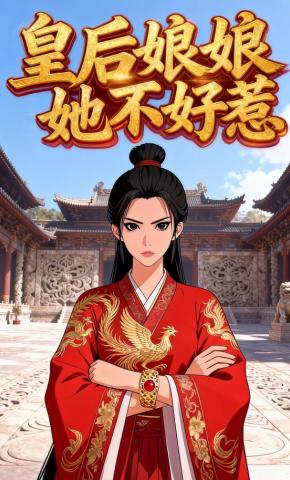 短剧《皇后娘娘她不好惹》海报