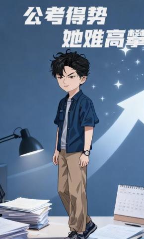 短剧《公考得势力，她难高攀》海报