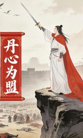 短剧《丹心为盟》海报