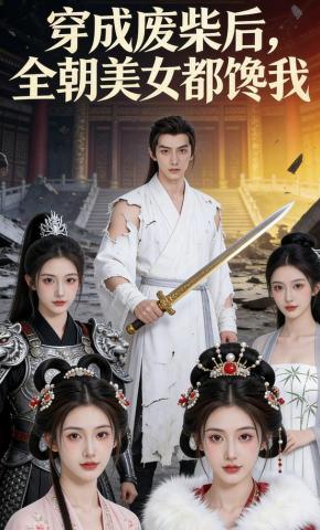 短剧《穿成废柴后，全朝美女都馋我》海报