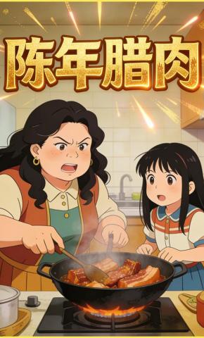 短剧《陈年腊肉》海报