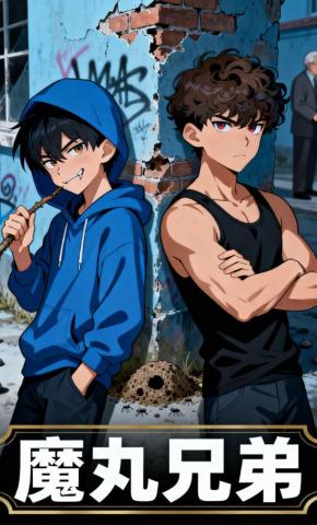 短剧《魔丸兄弟》海报