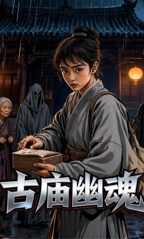 短剧《古庙幽魂》海报