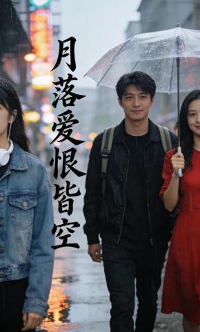 短剧《月落爱恨皆空》海报