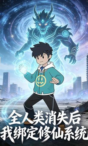 短剧《全人类消失后，我绑定修仙系统》海报