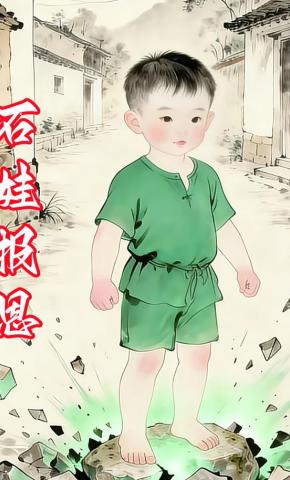 短剧《石娃报恩》海报