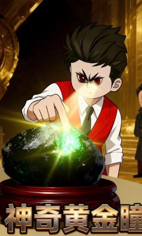 短剧《神奇黄金瞳》海报