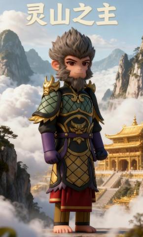 短剧《灵山之主》海报