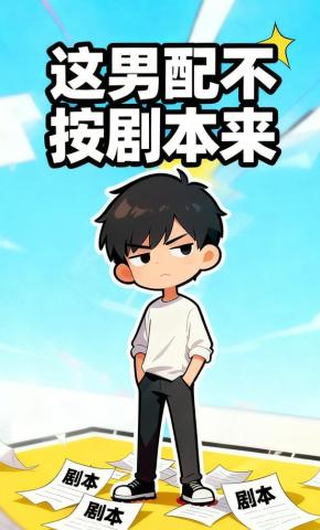 短剧《这男配不按剧本来》海报