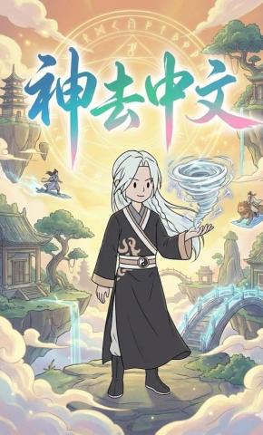 短剧《神去中文》海报