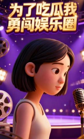 短剧《为了吃瓜我勇闯娱乐圈》海报