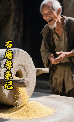 短剧《石磨孝亲记》海报